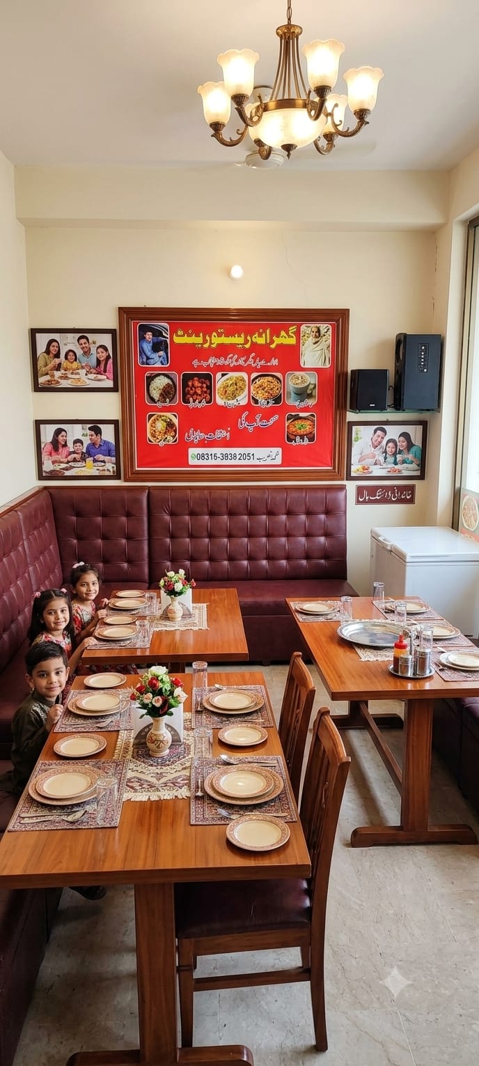 Ghrana restaurant ghr ka tyar khana — shop photo 1, B-17 Islamabad