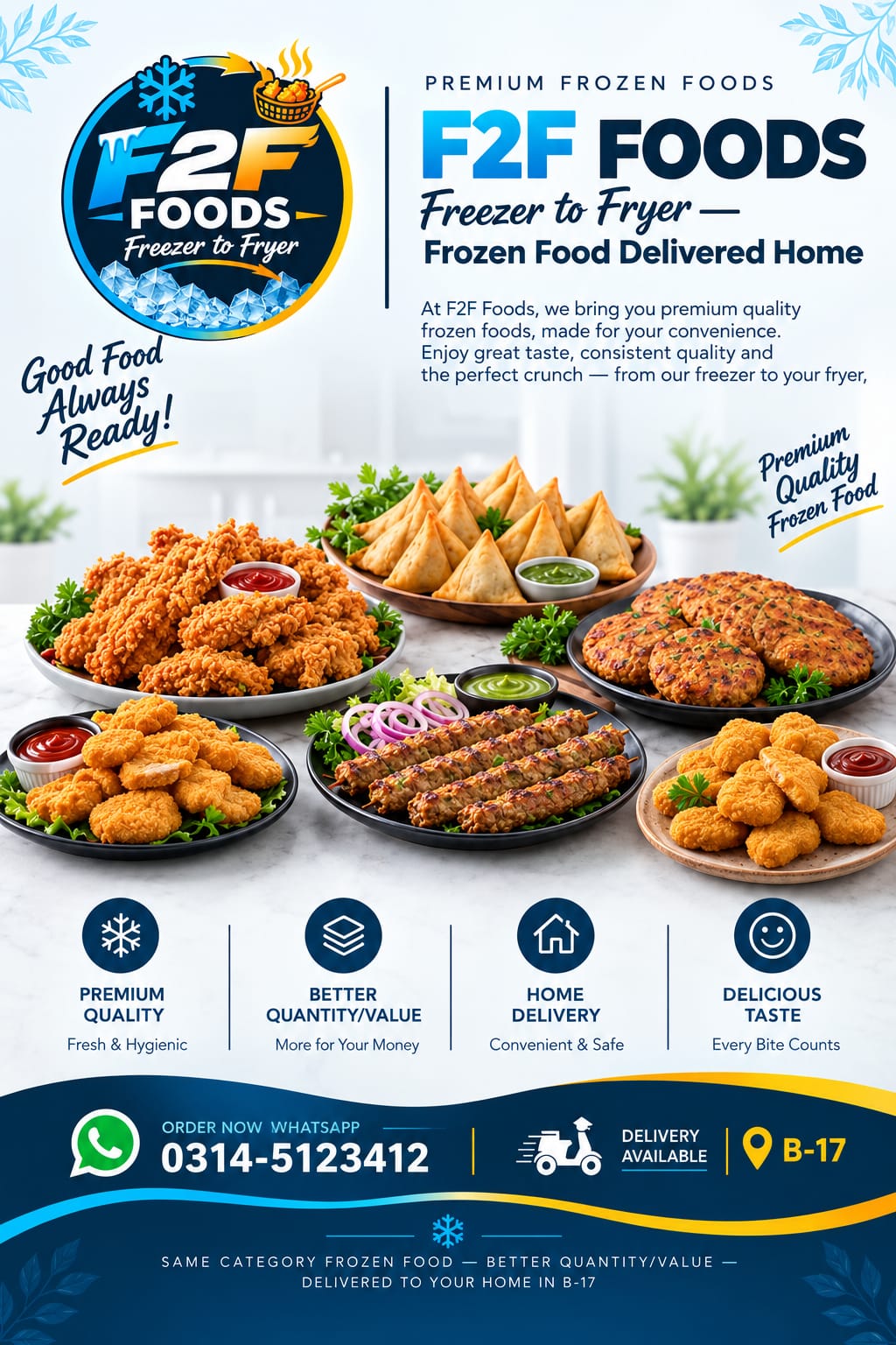 F2F Foods storefront — Products shop in B-17 Islamabad